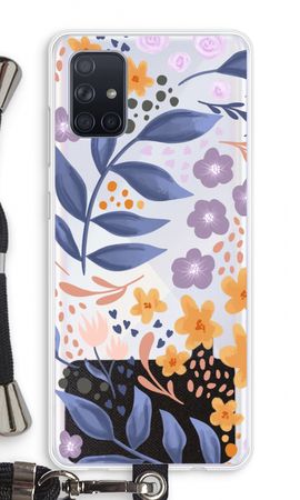 Flowers with blue leaves