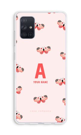 Rosy Butterflies Monogram