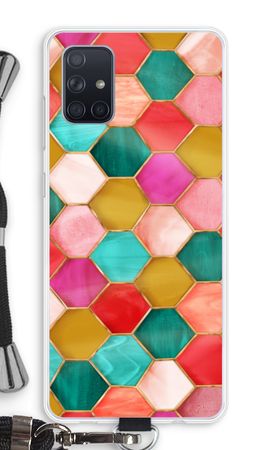 Hexagons in stained glass