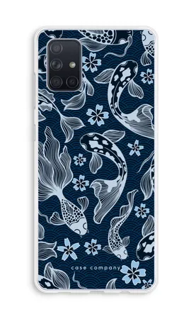 Midnight Koi, Samsung Galaxy A71 weiche Hülle