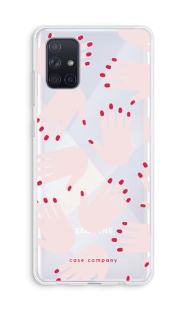 Hands pink