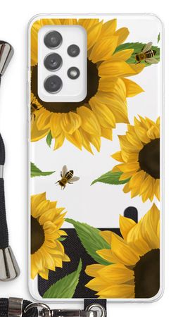 Sunflower and bees