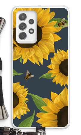 Sunflower and bees