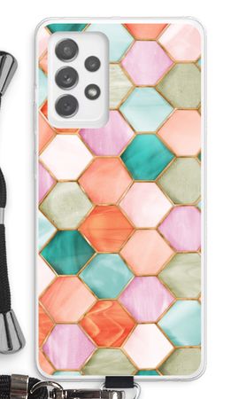 Hexagons in stained glass