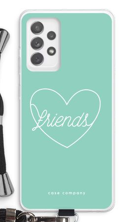 Friends heart pastel