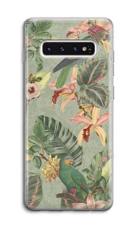 Tropical jungle parrot