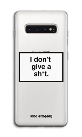 Don't give a shit