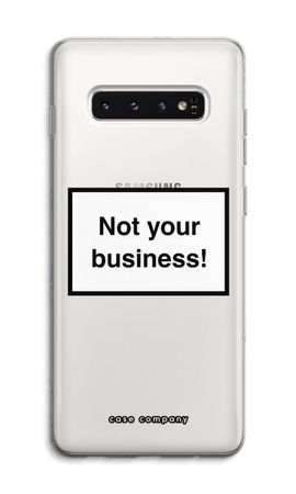 Not your business