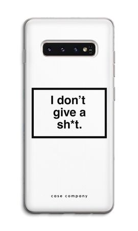 Don't give a shit