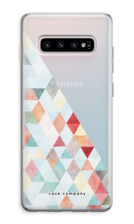 Coloured triangles pastel