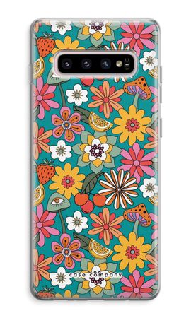 Retro Flowers N°2 - Blue