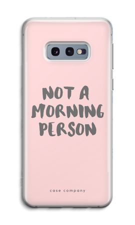 Morning person