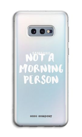 Morning person