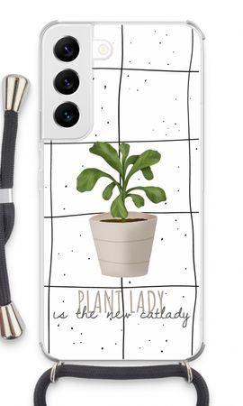 Houseplant on windowpane