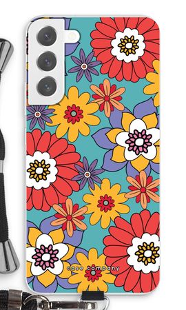 Retro Flowers - Blue