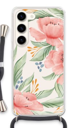 Fleurs roses douces