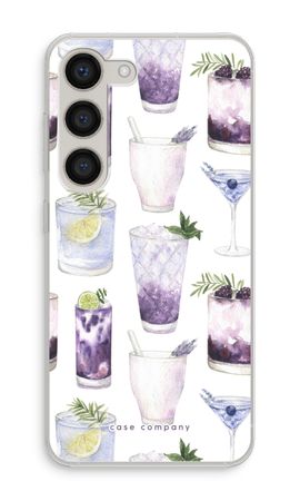Violet cocktails
