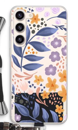 Flowers with blue leaves