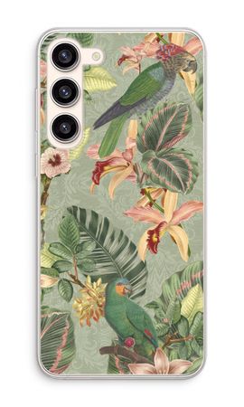 Tropical jungle parrot