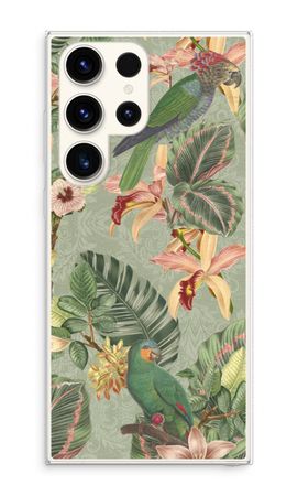 Tropical jungle parrot