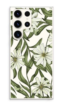 White flower pattern