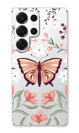 Butterfly in a floral world