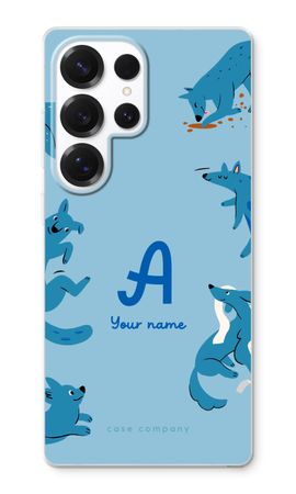 Playful Dogs Monogram