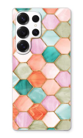 Hexagons in stained glass