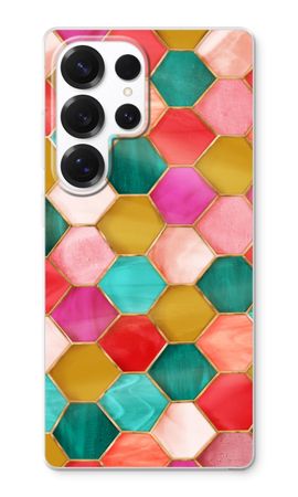 Hexagons in stained glass