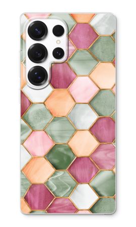 Hexagons in stained glass