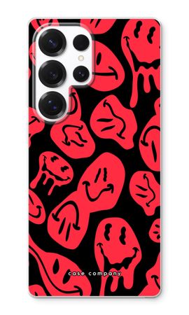 Schmelzender Smiley - Rot