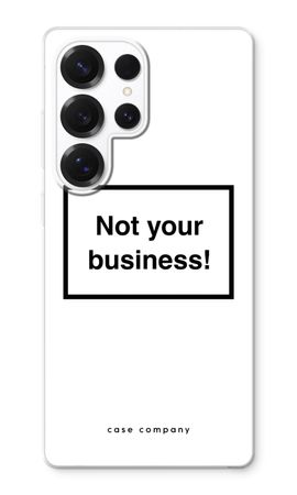 Not your business