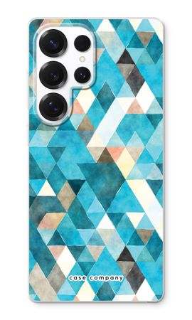 Coloured triangles blue