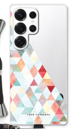 Coloured triangles pastel