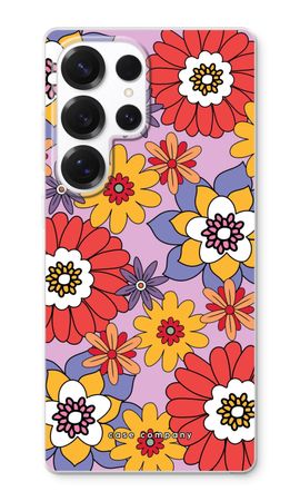 Retro Flowers - Purple