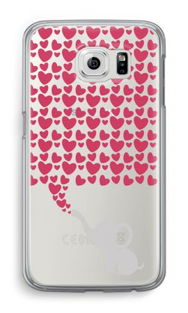 Elefante y corazones