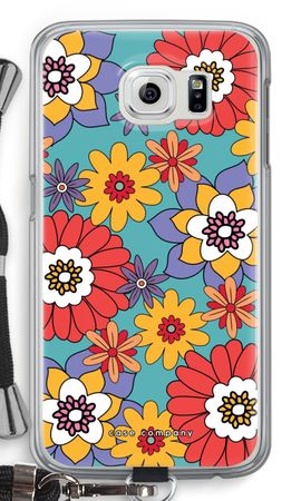 Retro Flowers - Blue