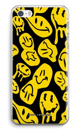 Schmelzendes Smiley-Gesicht - Gelb