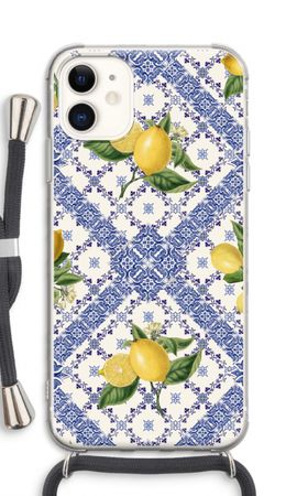 Blue tiles and lemons