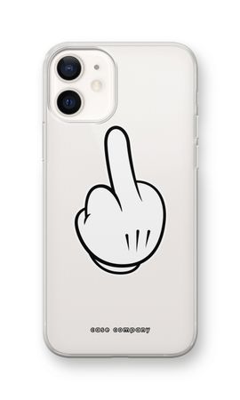 Mittelfinger weiß