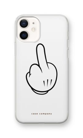 Mittelfinger weiß