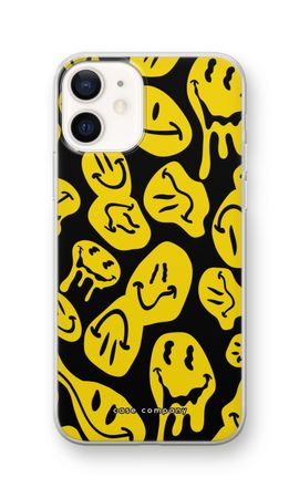 Melting smiley - Yellow