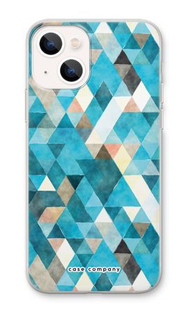 Coloured triangles blue