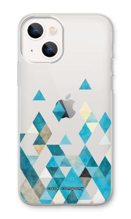 Coloured triangles blue