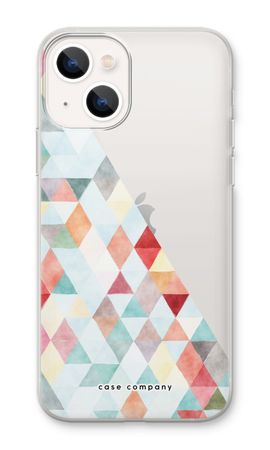 Coloured triangles pastel