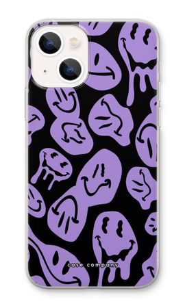 Melting Smiley - Purple