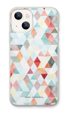 Coloured triangles pastel