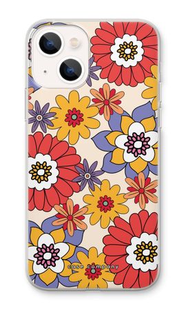 Retro Flowers - Yellow