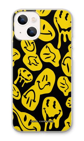 Melting smiley - Yellow