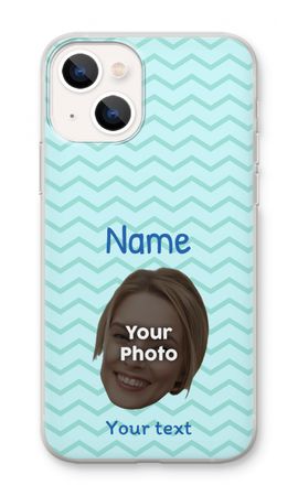 Personalisiertes Gesicht - Streifendesign